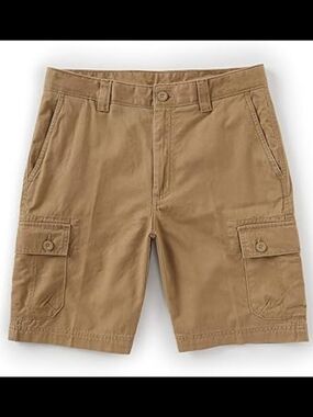 Roundtree & Yorke Men's Tan Cargo Shorts Size 40W